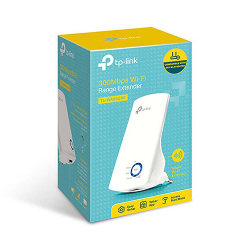 TP-Link WA850RE 300Mbps Wi-Fi Range Extender - White - White