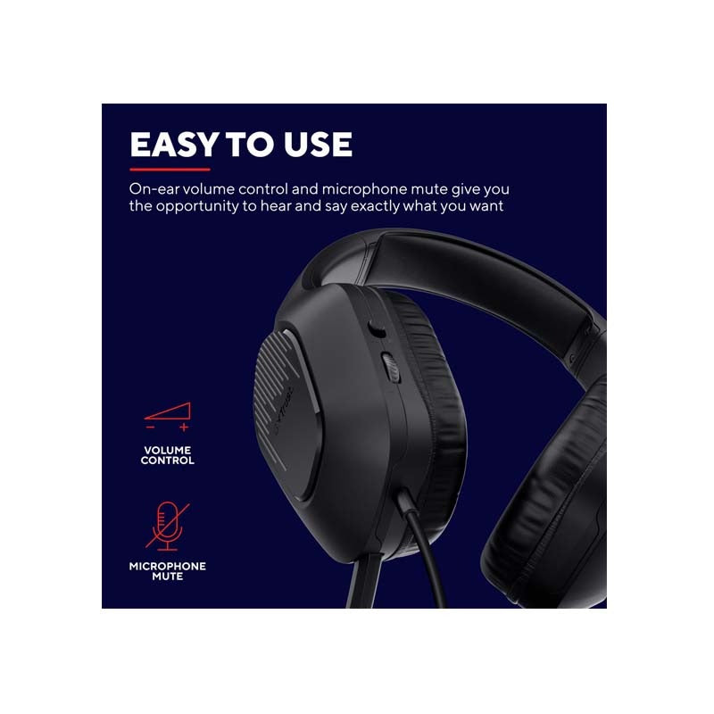 Trust GXT415 Zirox Wired Gaming Headset - Black