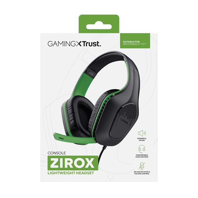 Trust GXT415X Zirox Wired Gaming Headset Xbox