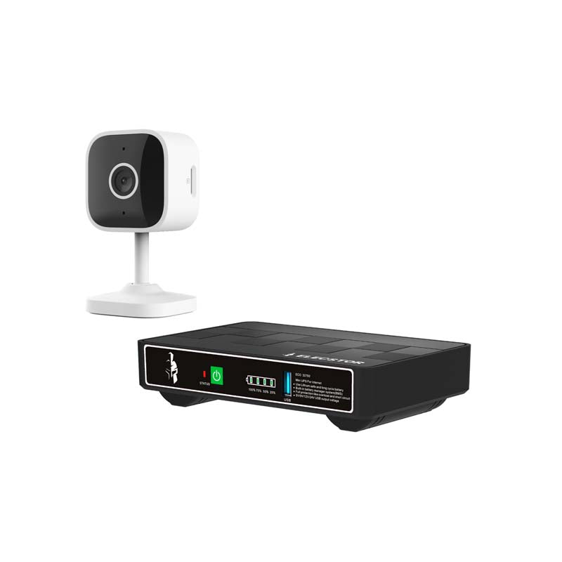 Trust x Elecstor IPCAM-2900 Indoor Camera + 18W Mini 1200mAh DC UPS