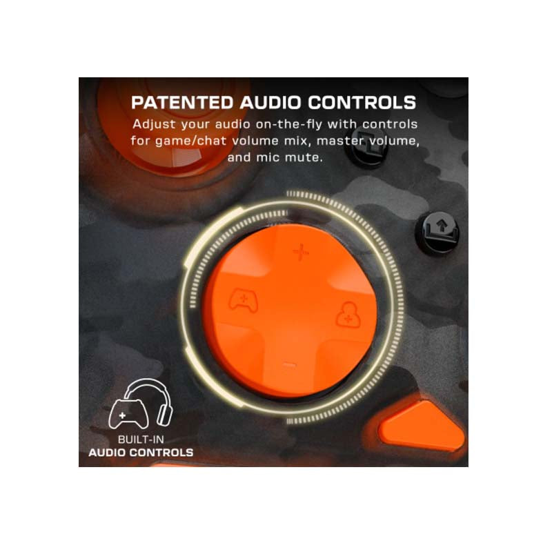 Turtle Beach Rematch Core Wired Controller XB Ghost Camo - Black/Orange
