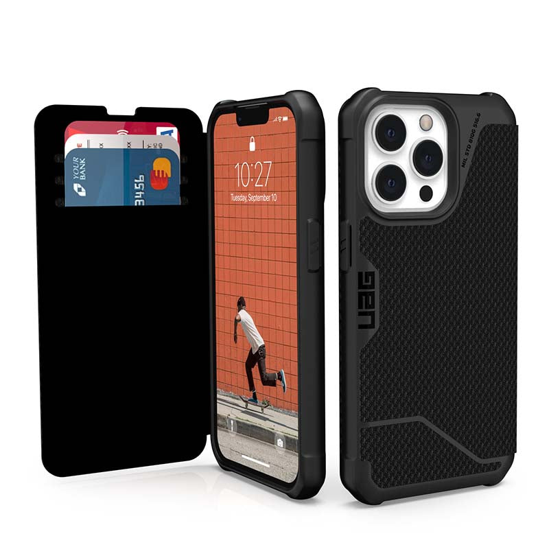 UAG Apple iPhone 13 Pro Metropolis Case - Kelvar Black - Black