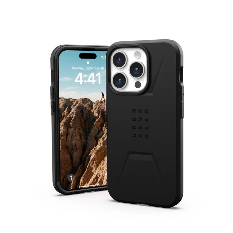 UAG Apple iPhone 15 Pro Civilian Magsafe FE Case - Black