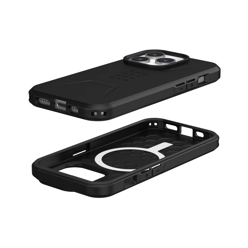 UAG Apple iPhone 15 Pro Civilian Magsafe FE Case - Black