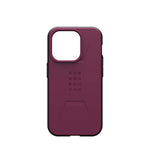 UAG Apple iPhone 15 Pro Civilian Magsafe FE Case - Bordeaux