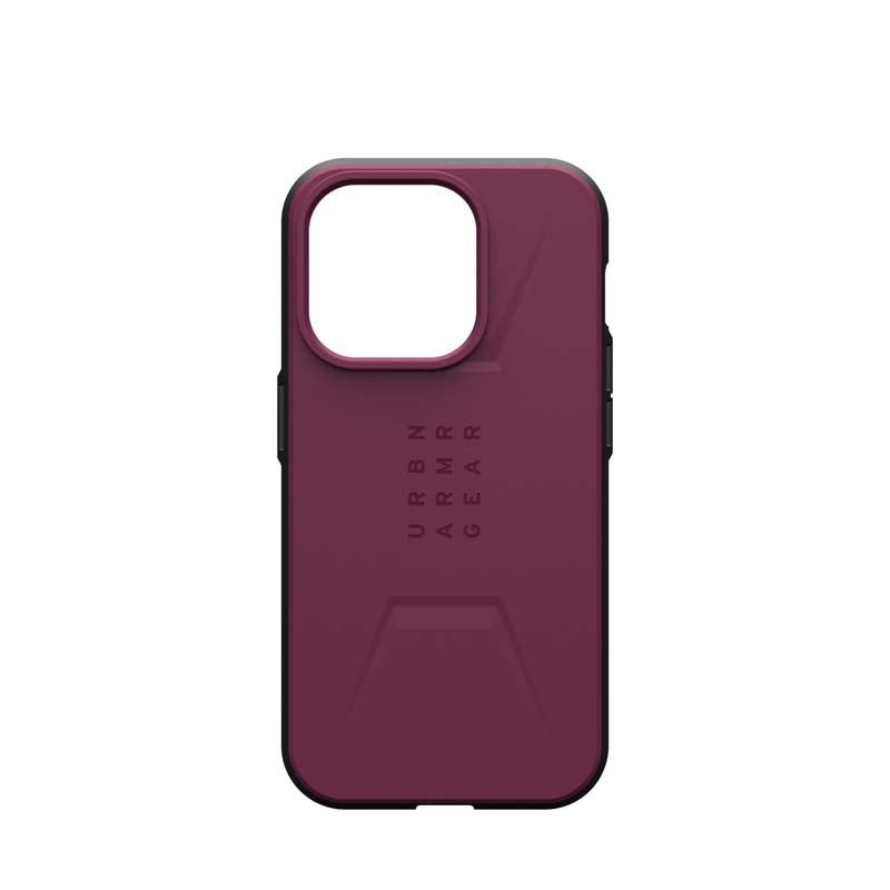 UAG Apple iPhone 15 Pro Civilian Magsafe FE Case - Bordeaux