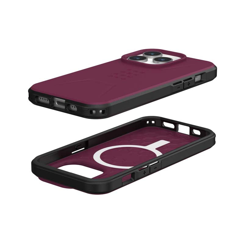 UAG Apple iPhone 15 Pro Civilian Magsafe FE Case - Bordeaux