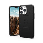UAG Apple iPhone 15 Pro Max Civilian Magsafe FE Case - Black - Black