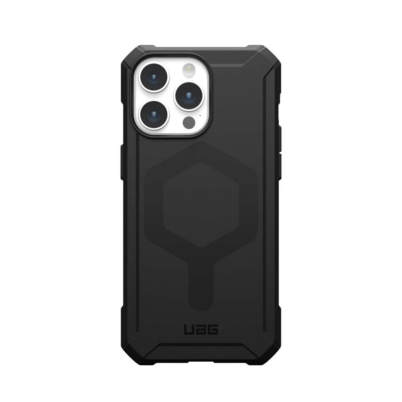 UAG Apple iPhone 15 Pro Max Essential Armor Magsafe FE Case - Black - Black