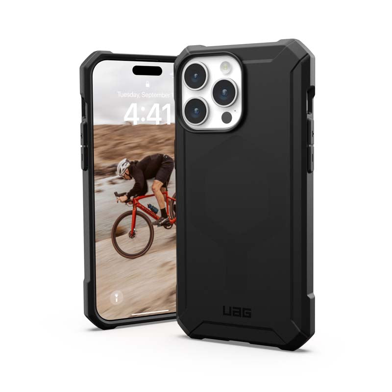 UAG Apple iPhone 15 Pro Max Essential Armor Magsafe FE Case - Black - Black