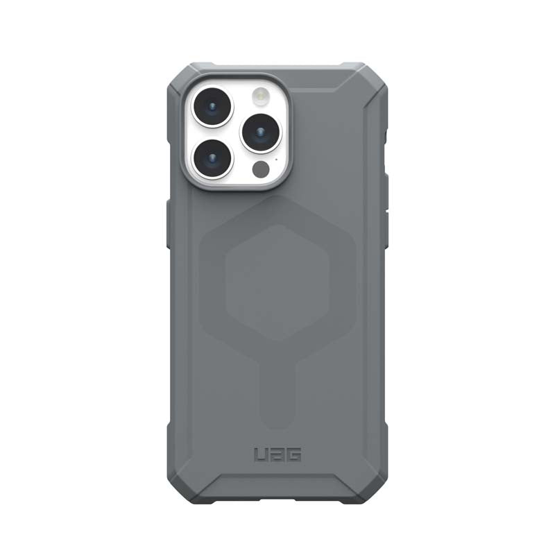 UAG Apple iPhone 15 Pro Max Essential Armor Magsafe FE Case - Silver - Silver