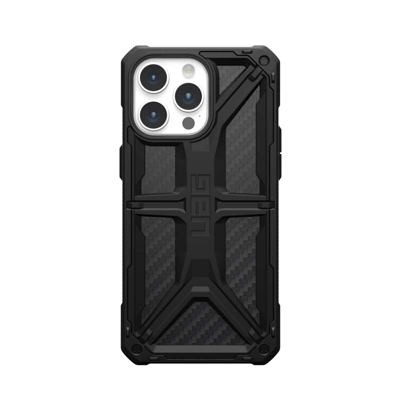 UAG Apple iPhone 15 Pro Max Monarch Case - Carbon Fiber - Black