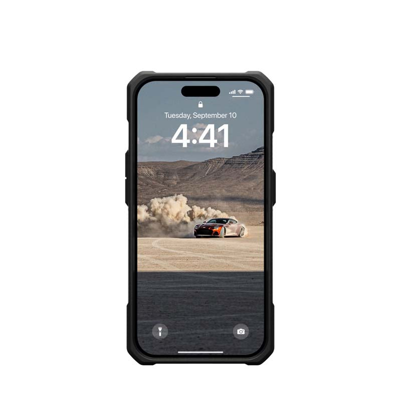 UAG Apple iPhone 15 Pro Monarch Case - Carbon Fiber - Black