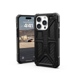 UAG Apple iPhone 15 Pro Monarch Case - Carbon Fiber - Black