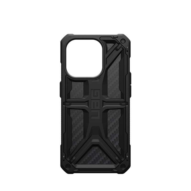 UAG Apple iPhone 15 Pro Monarch Case - Carbon Fiber - Black