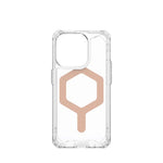 UAG Apple iPhone 15 Pro Plyo Magsafe FE Case - Ice / Rose Gold - Clear
