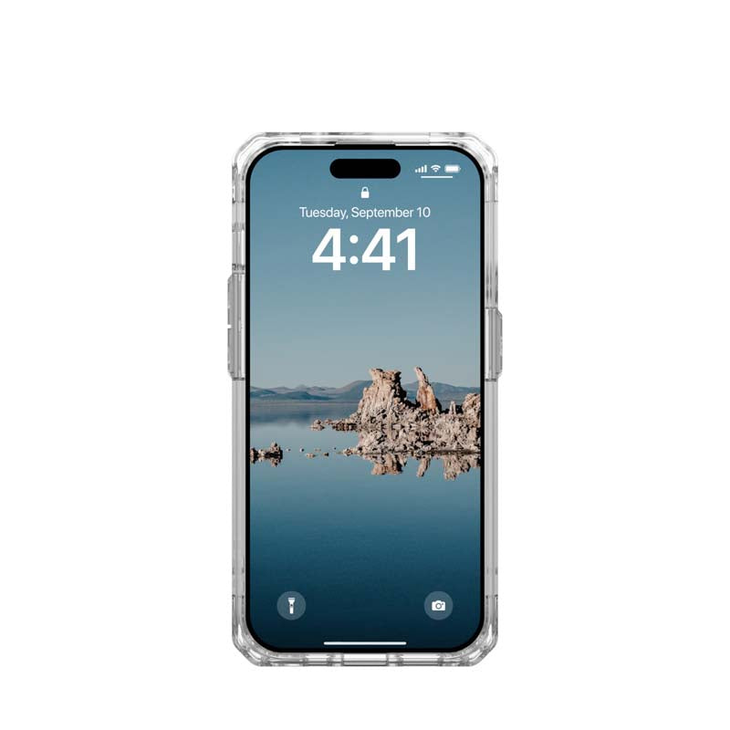 UAG Apple iPhone 15 Pro Plyo Magsafe FE Case - Ice / White - Clear
