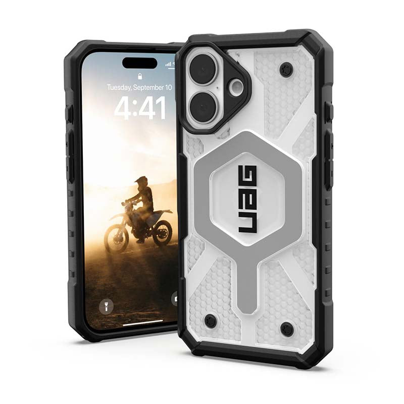 UAG Apple iPhone 16 Pathfinder Clear Magsafe Case - Ice - Clear