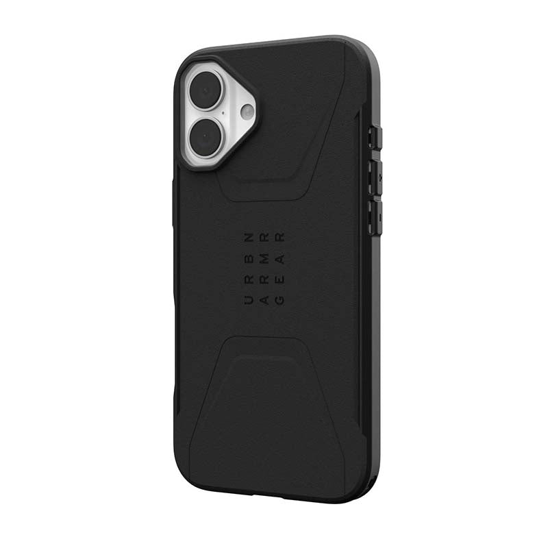 UAG Apple iPhone 16 Plus Civilian Magsafe Case - Black - Black