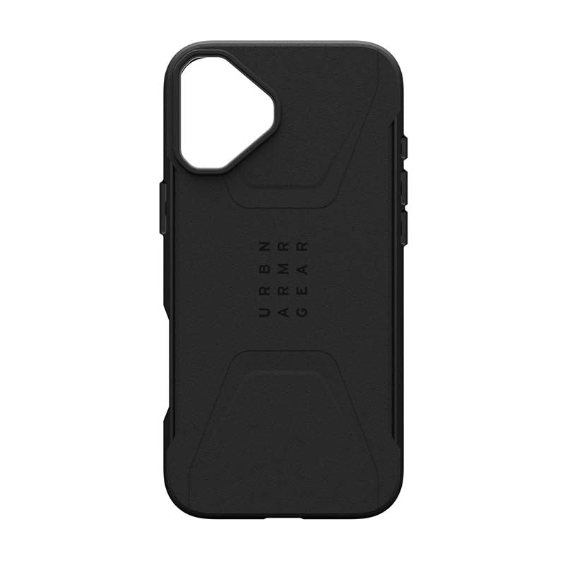 UAG Apple iPhone 16 Plus Civilian Magsafe Case - Black - Black