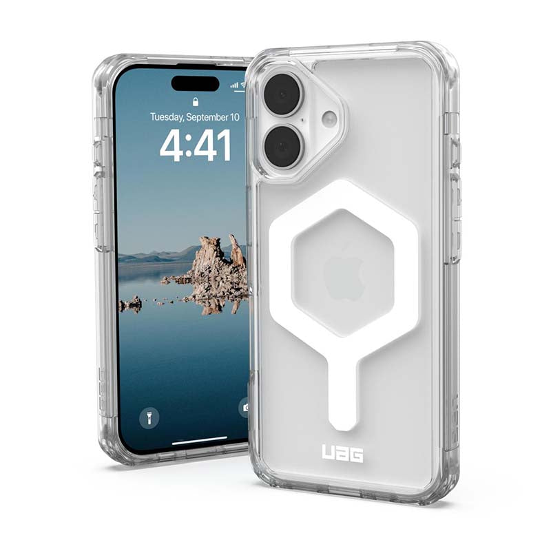 UAG Apple iPhone 16 Plyo MagSafe Case - Ice / White - White / Clear