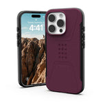 UAG Apple iPhone 16 Pro Civilian MagSafe Case - Bordeaux - Purple