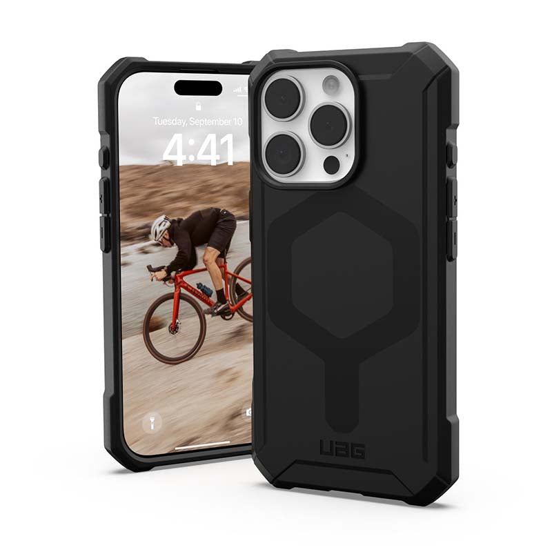 UAG Apple iPhone 16 Pro Essential Armor MagSafe Case - Black - Black