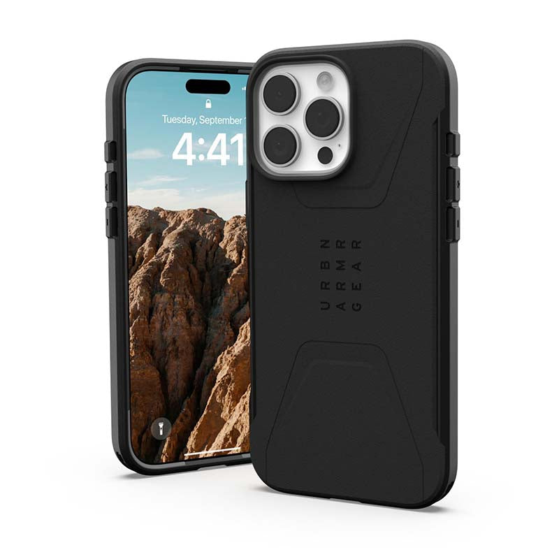 UAG Apple iPhone 16 Pro Max Civilian MagSafe Case - Black - Black