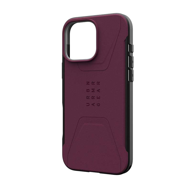 UAG Apple iPhone 16 Pro Max Civilian Magsafe Case - Bordeaux - Purple