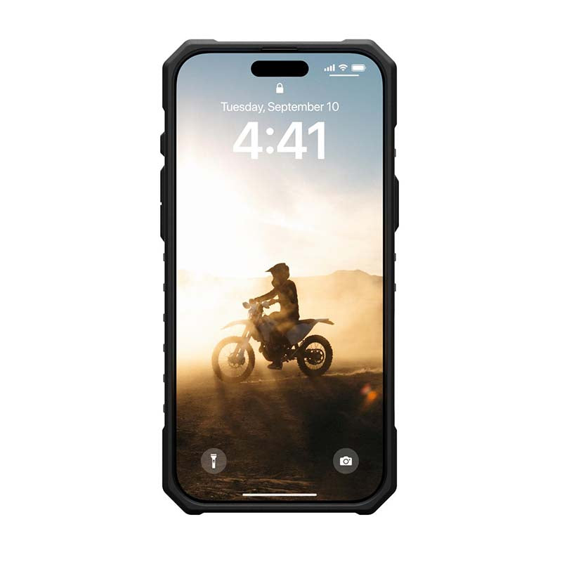 UAG Apple iPhone 16 Pro Max Pathfinder Magsafe Case - Olive Drab - Black / Green