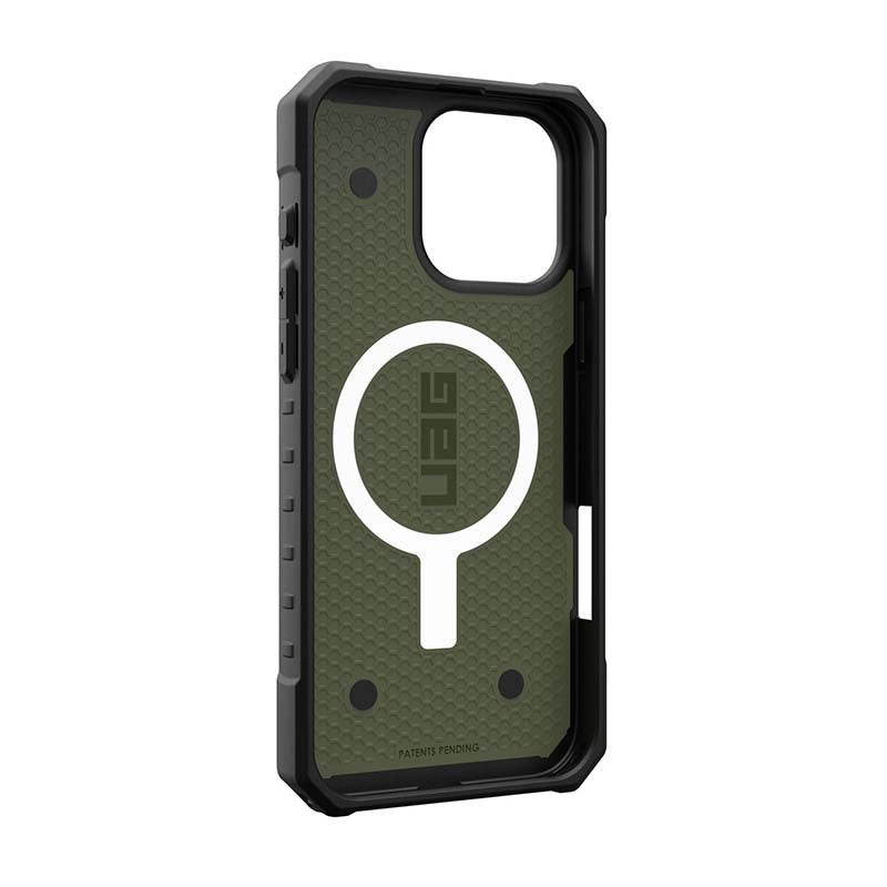 UAG Apple iPhone 16 Pro Max Pathfinder Magsafe Case - Olive Drab - Black / Green
