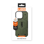 UAG Apple iPhone 16 Pro Max Pathfinder Magsafe Case - Olive Drab - Black / Green