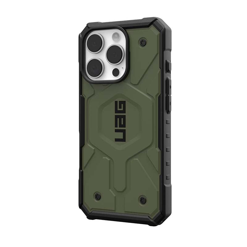 UAG Apple iPhone 16 Pro Pathfinder Magsafe Case - Olive Drab - Black/Green