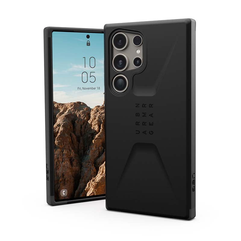 UAG Samsung Galaxy S24 Ultra Civilian Case - Black