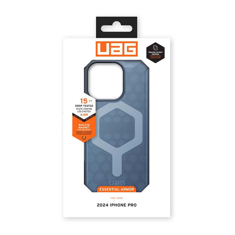 UAG Apple iPhone 16 Pro Essential Armor Magsafe Case - Blue