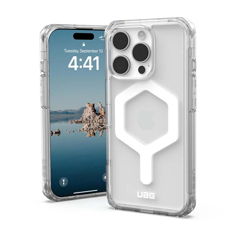 UAG Apple iPhone 16 Pro Plyo Magsafe Case - Ice / White