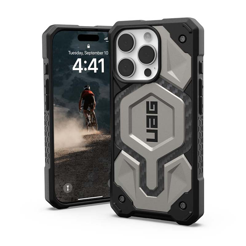 UAG Apple iPhone 16 Pro Monarch Pro MagSafe Case - Titanium