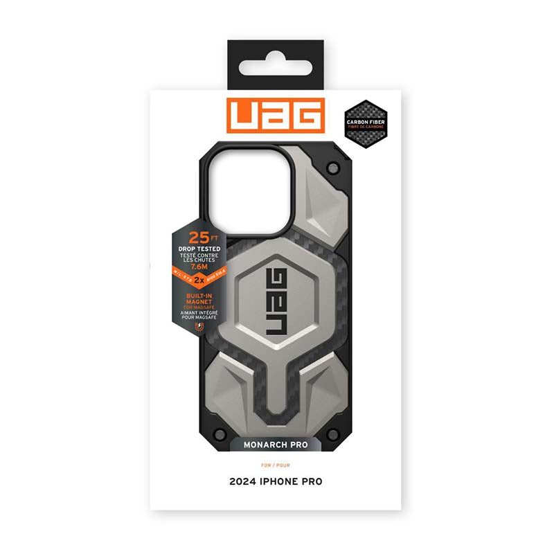 UAG Apple iPhone 16 Pro Monarch Pro MagSafe Case - Titanium