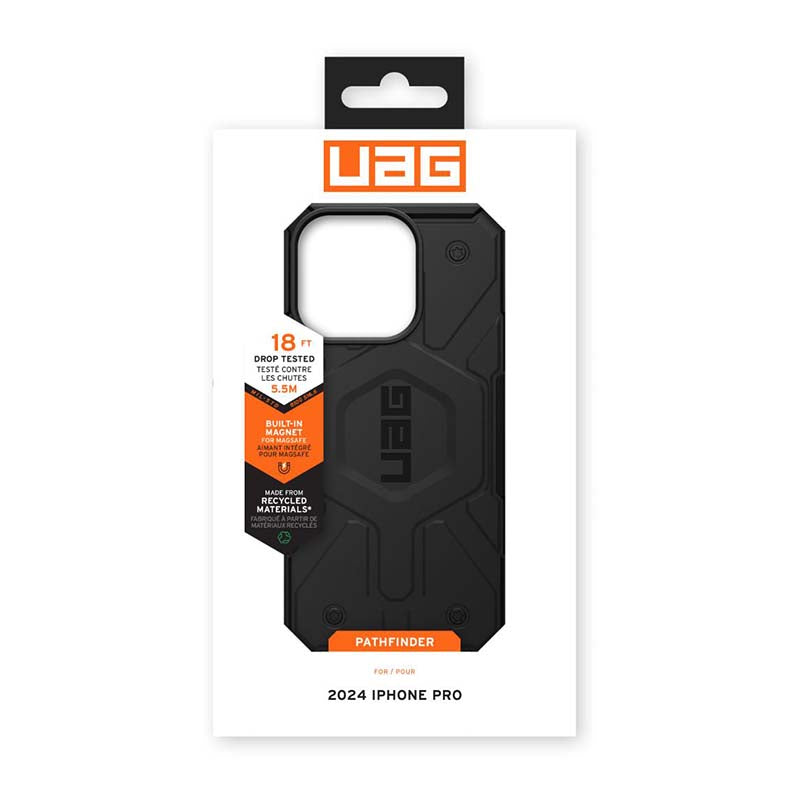 UAG Apple iPhone 16 Pro Pathfinder Magsafe Case - Black