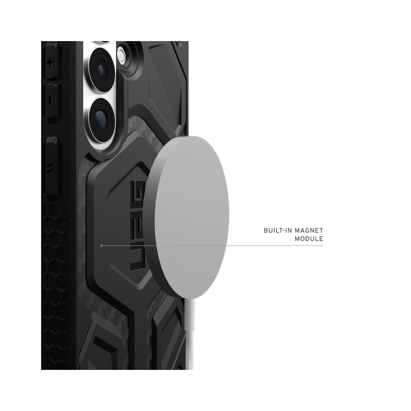 UAG Monarch Pro Case for Samsung Galaxy S26 - Carbon Fibre