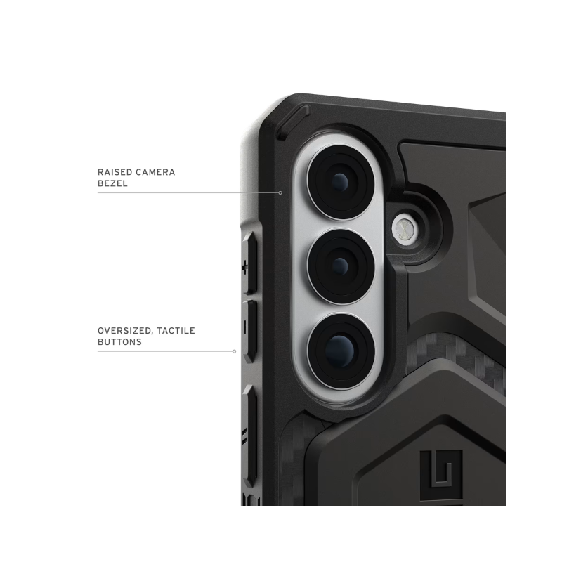 UAG Monarch Pro Case for Samsung Galaxy S26 - Carbon Fibre