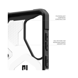 UAG Pathfinder Clear Magnetic Case Samsung Galaxy S26 Ultra - Ice/Silver - Silver