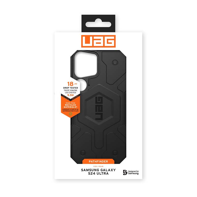UAG Samsung Galaxy S24 Ultra Pathfinder Case - Black - Black