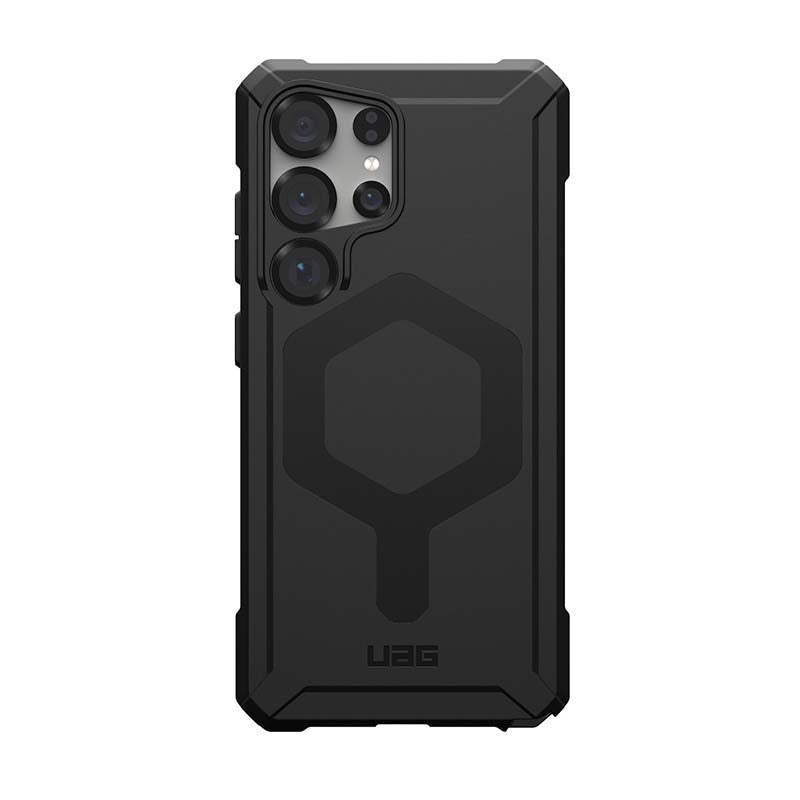 UAG Samsung Galaxy S25 Ultra Essential Armor MagSafe Case - Black - Black