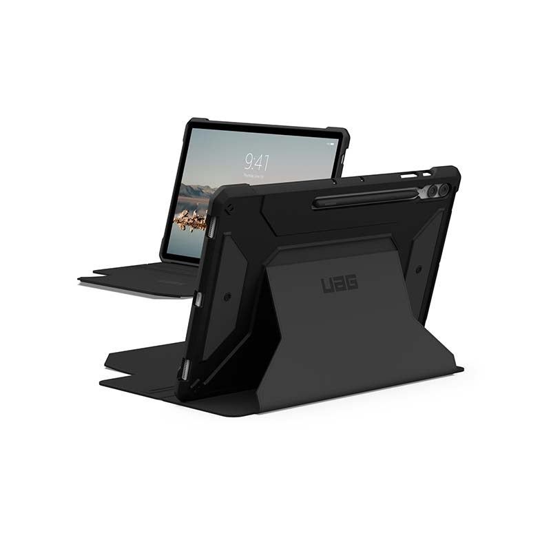 UAG Samsung Galaxy Tab S10 Ultra / Galaxy S9 Ultra Metropolis SE Tablet Case - Black - Black
