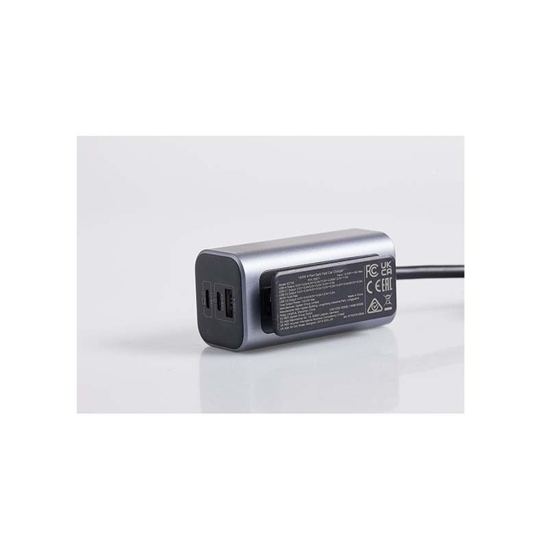 UGREEN GaN 4 Port Car Charger 150W - Grey