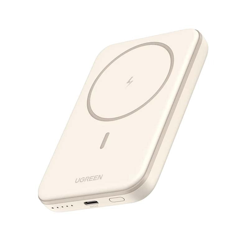 UGreen Magnetic Wireless Power Bank 5000mAh - White