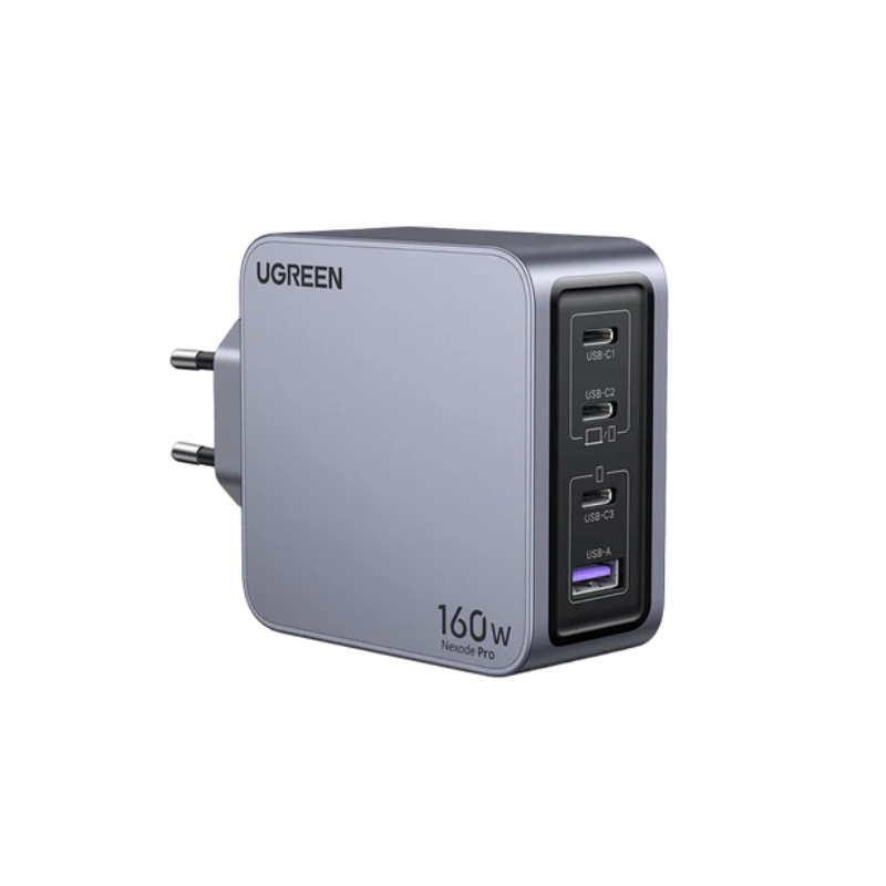 UGreen Nexode Pro 4 Port PD/USB Wall Charger - Grey
