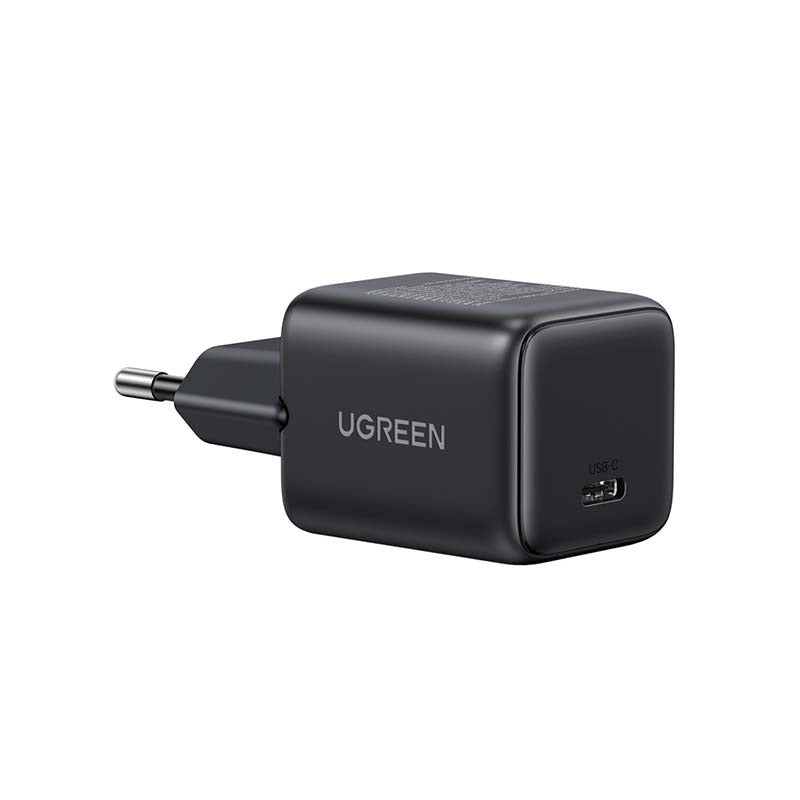 UGREEN 1 Port 30W PD Wall Charger With Cable - Black - Black