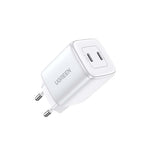 UGreen 2 Port GAN 45W PD Wall Charger - White - White